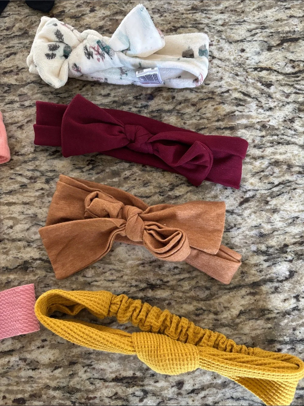 Baby girl headband/bow set